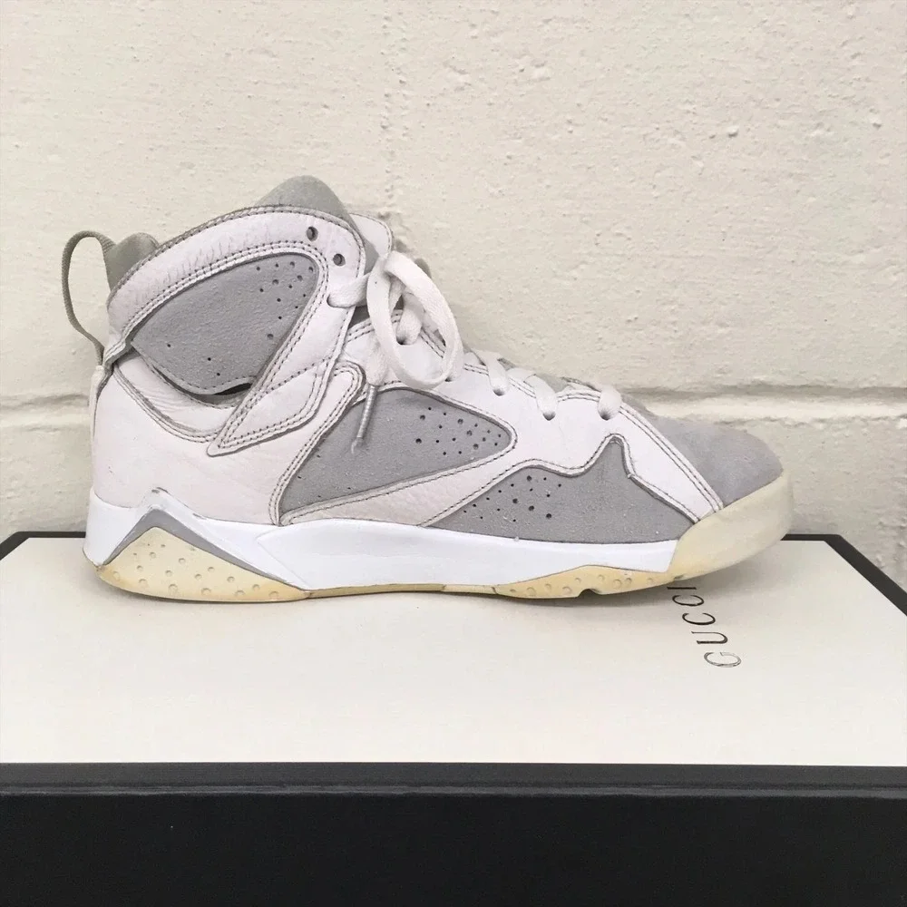 Nike Air Jordan 7 GS Retro Pure‎ Money Platinum 304774-120 Sneaker Youth Boys 7Y